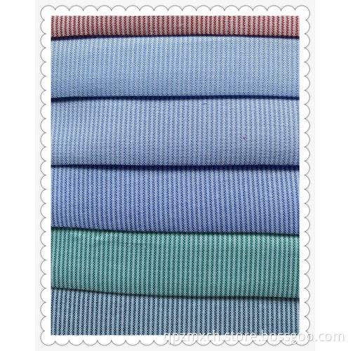 Oxford Woven Striped Shirt Fabric